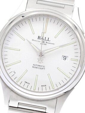 BALLWATCH Fireman NM2098C-S20J-WH Date Silver Dial Automatic Men's Watch_907055